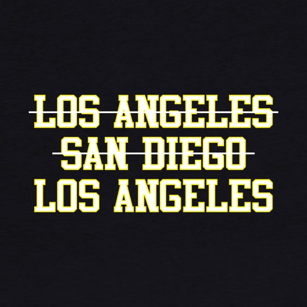 Los Angeles San Diego Los Angeles Football by GloopTrekker